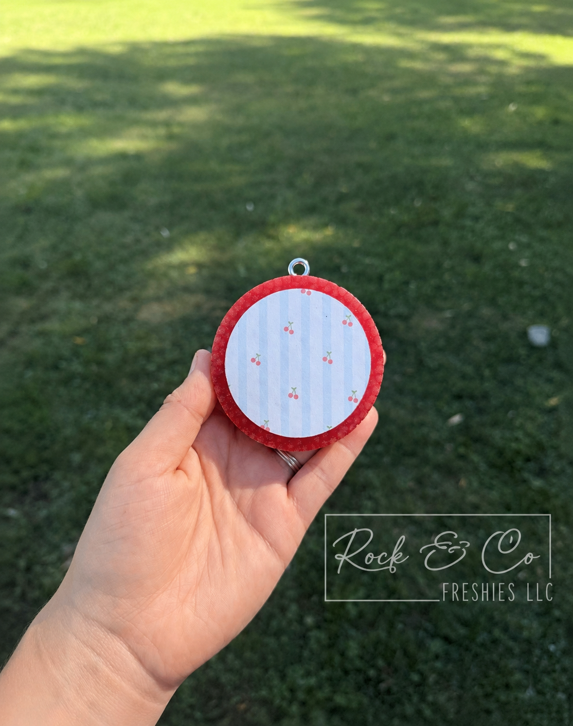 Cherry Stripe Freshie