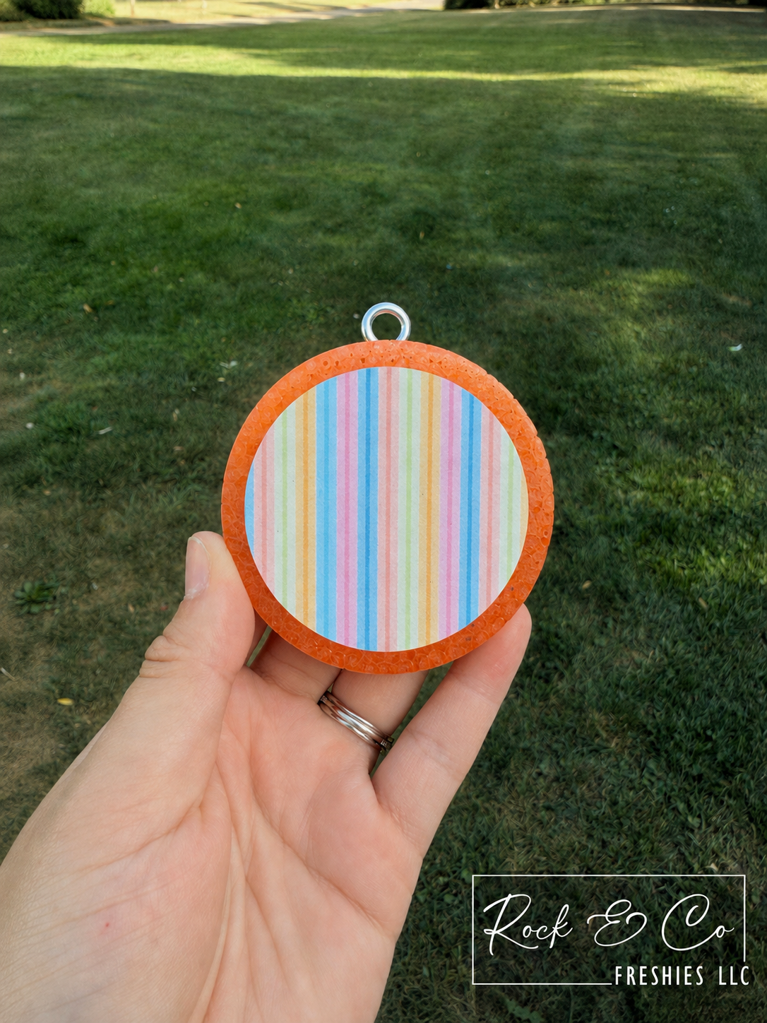 Rainbow Stripes Freshie
