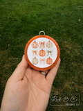 Vintage Pumpkins & Bows Freshie
