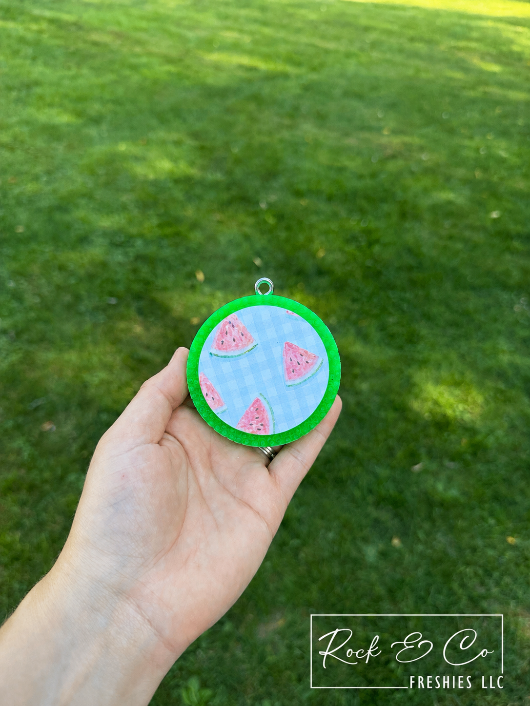 Plaid Watermelon Freshie