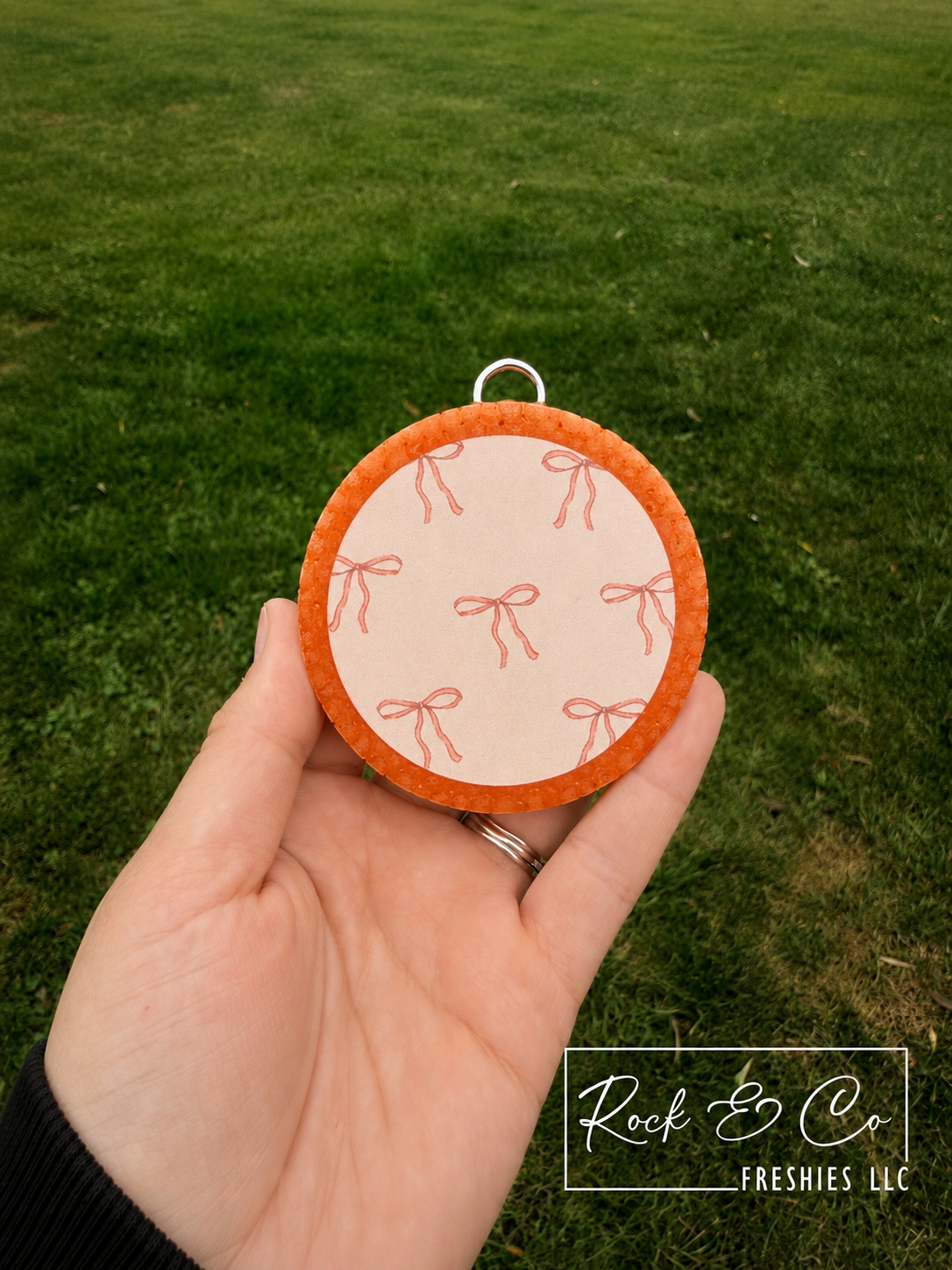 Orange Bows Freshie
